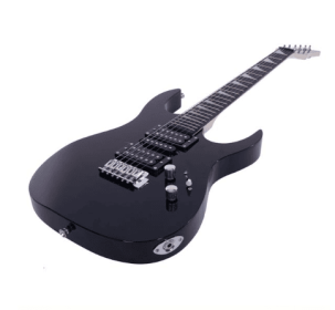 170 Type Electric Guitar, Equipped With Bag, Strap, Paddles, Handle, Connecting Wire, Wrench Tool (Color: Black)